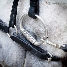 Indlæs billede til gallerivisning 2 delt bid med tungefrihed til islænder fra Hrimnir Collection - Single jointed ported bit for icelandic horses from Hrimnir Collection