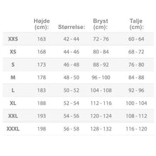 Indlæs billede til gallerivisning Størrelsesguide for hrimnir stævne jakke hos debelmose rideudstyr