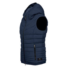 Indlæs billede til gallerivisning Dunvest i quilt til pige fra ELT rideudstyr til rideturen på islandsk hest - padded gilet for girl/lady from ELT for icelnadic horse riders